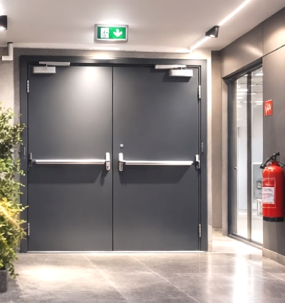 Vignette produit porte métallique EI30 2 vantaux